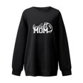 thumbnail image 2 of Gibobby Sudaderas para mujer oferta Sudadera delgada y ligera con gráficos divertidos de manga larga para mujer(Negro,XG), 2 of 3