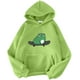 thumbnail image 1 of Sudaderas lindas para mujer Skateboarding Frog Sudadera con capucha de manga larga Tops Fokelyi WMZL-2135-60, 1 of 1
