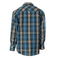thumbnail image 2 of Gioberti Boys Casual Western Plaid Long Sleeve Pearl Snaps Shirt, 2 of 4