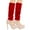 Red, variant on Dianli Ankle Warmers Women Japanese Style Leg Warmers Wool Knit Long Leg Warmers Loose High Socks Beige Free Size
