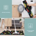 thumbnail image 6 of Multicolor Controllers Games Icons Black Pattern Kitchen Rugs Sets Of 3,Kitchen Runner Rugs Non Skid Washable,Decorative Kitchen Floor Mats for Kitchen,Sink,Laundry,17"x30"+ 17"x47" + 17"x59", 6 of 6
