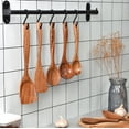 thumbnail image 5 of EASTIN 7PCS Teak Wooden Kitchen Cooking Utensils, Non-Stick Spoons and Spatula Cookware for Home and Kitchen, 5 of 7