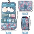 thumbnail image 2 of Hanging Toiletry Bag, Waterproof Traveling Toiletries Bag Portable Travel Makeup Pouch Multifunction Travel Bathroom Bag Organizer with Hook, 2 of 4