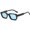 Black frame and white slice, variant on Women Retro Square Sunglasses Thick Frames Small Fashion Design Sun Protection Travel Driving Parties Antiques