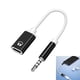 thumbnail image 2 of Type-C to 3.5mm Audio Adapter Cable for Smartphones - Silver, 2 of 5