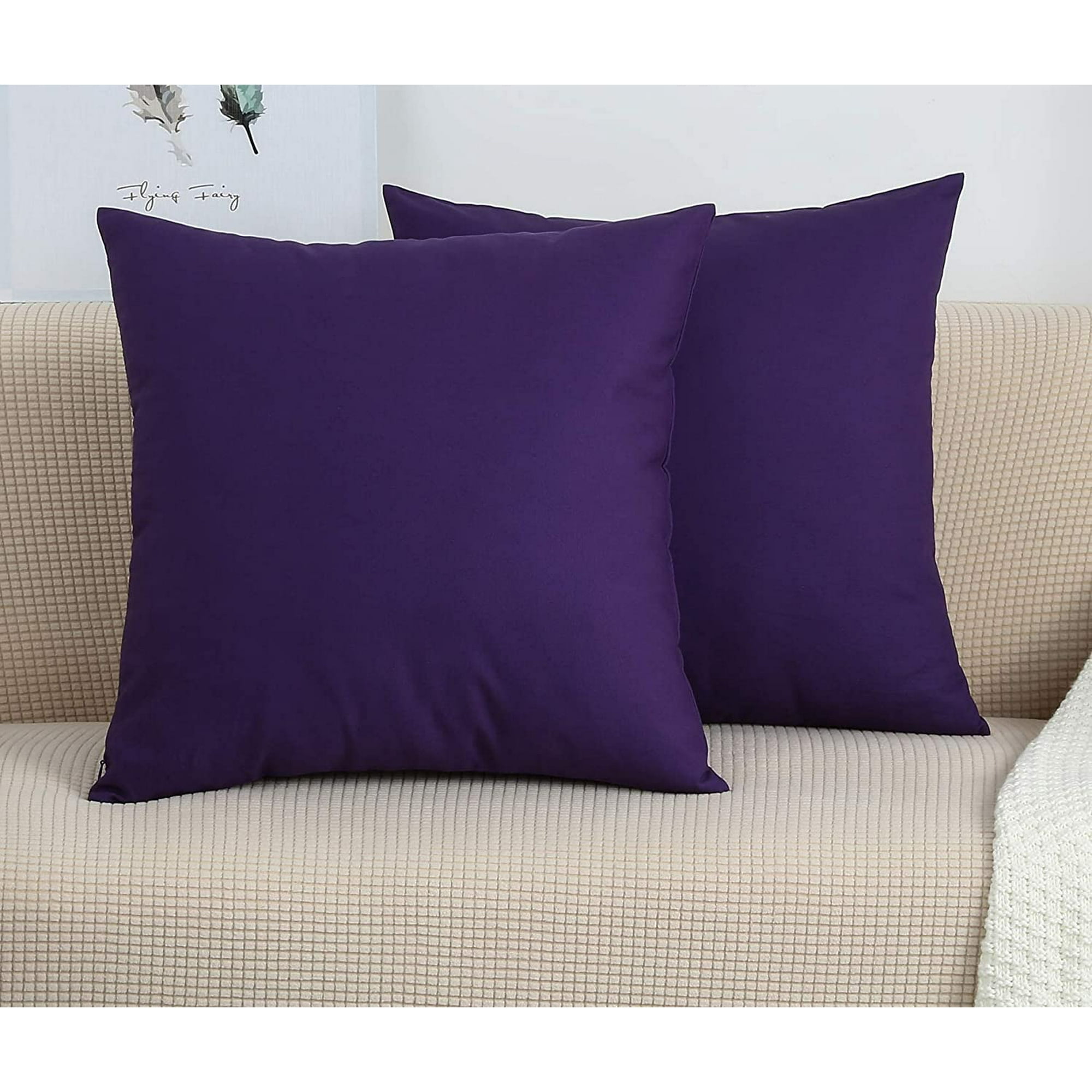 Purple pillow covers hotsell