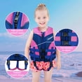 thumbnail image 6 of OldPAPA Kids Swim Vest Life Jacket-Toddler Flotation Buoyancy Swimsuit Trainer Vests Swimming Aid Jacket for Boys/Girls Age 1-9 Years,Pink, 6 of 7