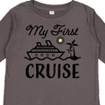 thumbnail image 4 of Inktastic My First Cruise with Cruise Ship and Palm Trees Boys or Girls Long Sleeve Toddler T-Shirt, 4 of 5