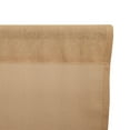 thumbnail image 2 of VHC Brands Tobacco Cloth Cotton Fringed Drawstring Curtain Panels, Khaki, 2 of 5
