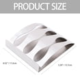 thumbnail image 3 of melotizhi Stainless Toothbrush Holder 3 Holes Holder 1 Holes Wall Mounted Holder With Self Adhesive Tape Multifunctional Storage Organizer, Silver, 3 of 7