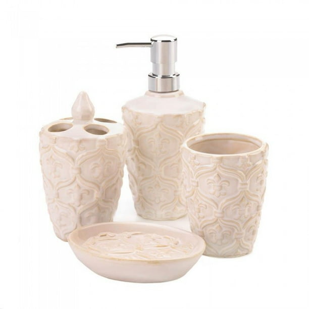 FLEURDELIS BATH ACCESSORY SET