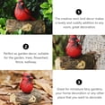 thumbnail image 4 of Eease Mini Cardinal Figurine Resin Bird Tree Statue Outdoor Garden Sculpture Yard Art, 4 of 7