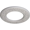 thumbnail image 3 of Ekena Millwork 13 3/8"OD x 7 1/2"ID x 3/4"P Blackthorn Ceiling Medallion (Fits Canopies up to 7 1/2"), Hand-Painted Ultra Pure White, 3 of 6