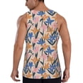 thumbnail image 3 of Haiem Lilies Flowers Men Workout Tank Top Gym Bodybuilding Sleeveless Muscle T Shirts Athletic Tank Breathable Workout Shirt-XX-Large, 3 of 9