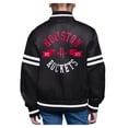 thumbnail image 2 of Youth-Starter  Black Houston Rockets Printed Logo Varsity Satin Full-Snap Jacket, 2 of 2