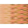 thumbnail image 1 of Ahgly Company Machine Washable Indoor Rectangle Transitional Yellow Orange Area Rugs, 2' x 4', 1 of 7