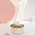 thumbnail image 3 of Feeding Wet Food Storage Reusable Silicone Multifuctional Cat Dog Can Covers Can Lids Tin Opener Pet Food Spoon PINK LID, 3 of 8