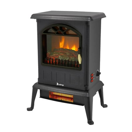 Ktaxon 1500w Small Electric Fireplace Indoor Free Standing Stove