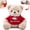 Hoodie-Red, variant on Teddy Bear Personalized Plush Toys, Customized Gifts Stuffed Bear with Text as Gift on Christmas Birthday (8 IN--Text)