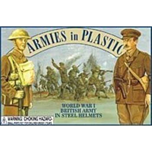 Ejércitos de plástico de infantería británica de la Primera Guerra Mundial ofrecidos por Classic Toy Soldiers Inc Classic Toy Soldiers Inc 643813054060