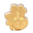 thumbnail image 1 of Farfi Auspicious Imitation Gold Ingot Ornament Plastic Mascot Display Crafts Home Decor (Type 9), 1 of 13