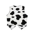 thumbnail image 2 of iEFiEL Kids Boys Halloween Cowboy Fancy Dress Costume Cow Printed Vest Waistcoat Black&White 10, 2 of 5