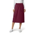 thumbnail image 3 of Medichic Women's Cargo 5-Pocket Scrub Skirt – 34" Length, Knit Waist, Flex Fabric, Black XS, 3 of 4