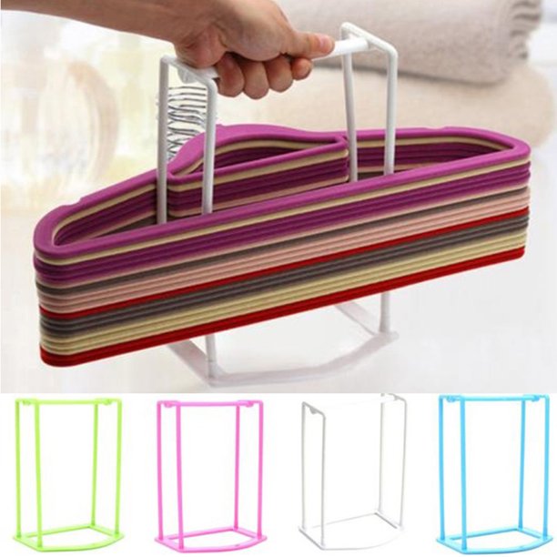 Cheers.US Clothes Hanger Organizer Rack Sturdy Stainless Steel Clothes