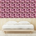 thumbnail image 3 of Ambesonne Leaf Peel & Stick Wallpaper for Home, Romantic Leaves European Print, 13"x72", Plum Coral Pale Pink, 3 of 5