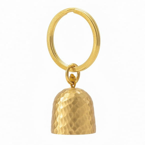 Lefu Brass Bear Bell With Keyring Camping Protection Clear Sound for Hiking Cycling