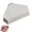 White, variant on Lockable Triangle Rodent Bait Station with Keys, Reusable Mouse Trap Box Household Rat Catcher