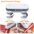 thumbnail image 3 of Mini Bag Sealer, Plastic Bag Resealer, 2 In 1 Heat Sealer and Cutter Portable Bag Resealer, Handheld Heat Vacuum Sealers, Food Storage Snack Fresh Bag Sealer, Need 2 AA Batteries, 3 of 4