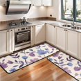 thumbnail image 3 of Kitchen Rugs Sets Of 2,Pioneer Flower Floral Print Pattern Anti Fatigue Kitchen Mat Rugs Non Slip Washable,Decorative Kitchen Floor Mats for Kitchen,Sink,Laundry,17"x47"+17"x47", 3 of 5