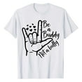 thumbnail image 5 of DHFJKG Women Short Sleeve Summer T Shirts Letter Printed Crew Neck Loose Fit Casual Tee For Teen Girls Stylish Tops, 5 of 5