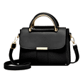 thumbnail image 1 of Bolso De Mano Y Hombro Asa Superior Para Mujer Bandolera Negro, 1 of 3