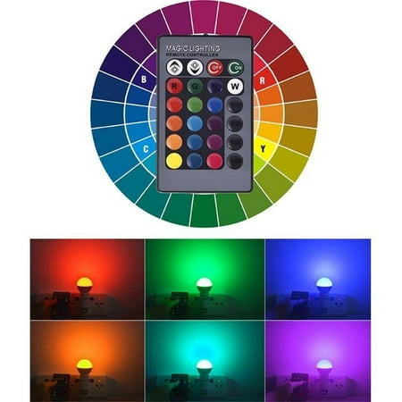 

Colour Changing RGB LED Color Bulbs Mood RGB Dimmable with Remote Controller