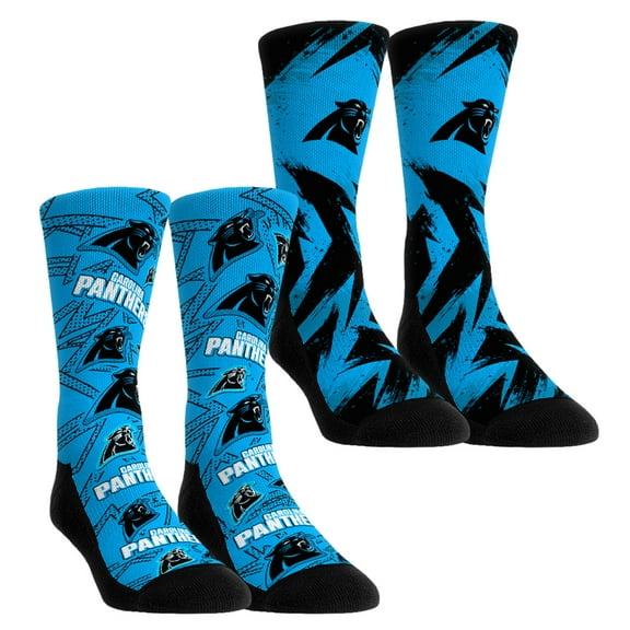 Youth Rock Em Socks  Carolina Panthers Game Day Two-Pack Crew Sock Set