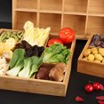 thumbnail image 3 of Boîte de Fruits Secs Carrée Multifonction Plateau Alimentaire Plateau à Collation pour Bonbons Fruits Noix, 3 of 9