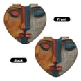 thumbnail image 2 of Kdxio Abstract Colorful Duality Pocket Mirror, 1X/2X Travel Makeup Mirror 2-Sided Folding Small Mirror Portable Double-Sided Magnifying Cosmetic Mirror for Gift-Heart Shape, 2 of 9
