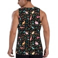 thumbnail image 3 of Haiem Cute Rabbit And Flower Men Workout Tank Top Gym Bodybuilding Sleeveless Muscle T Shirts Athletic Tank Breathable Workout Shirt-Medium, 3 of 9