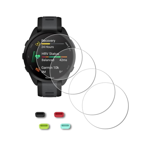 Protector de pantalla iDaPro para Garmin Forerunner 165, 4 piezas, 9H