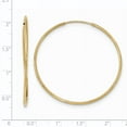 thumbnail image 3 of 10k Polished Endless Tube Hoop Earrings, 3 of 3