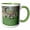 Green/White, variant on 3drose, Zebras, 15oz Mug