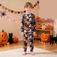 thumbnail image 5 of Gerichy Boys Girls Halloween Pajamas Cute Pumpkin Print Pjs Cotton Kids Sleepwear Clothes Sets Ghost Holiday Nightwear 2T-9T, 5 of 7