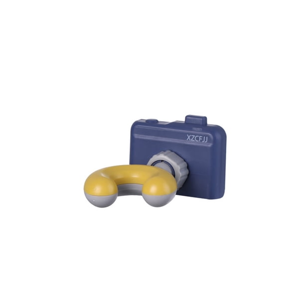 Bearachild Soporte de cabezal de ducha montado en la pared sin perforaciones, soporte de cabezal de ducha con forma bonita, accesorio de baño, inodoro de Juegos de accesorios de baño Amarillo Bearachild HA066799-01