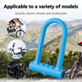 thumbnail image 1 of Bicicleta Candado para Candado de seguridad a prueba de herrumbre para motocicleta Scooter MTB (Azul), 1 of 8