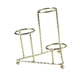 thumbnail image 5 of Soporte de esfera de metal, soporte para bolas de cristal, soporte para 3 bolas, artesanías, asiento, soporte para piedras Oro, 5 of 9
