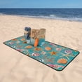 thumbnail image 6 of Cotton Bath Towels for Bathroom - Starfish Seahorse Scallops Microfiber Quick Dry Towels for Body Bath Sheets, Personalized Beach Towel, Soft Shower Towels for Travel Home Beach 27*55in, 6 of 7