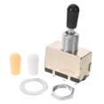 thumbnail image 1 of BESTYASH Interruptor De 3 Vías Para Guitarra Accesorios Con Tapa Metálica Plateada, 1 of 8