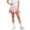 Pink, variant on Girls Color‑block Pleated Tennis Skirt with Shorts High Waist Sports Skorts for School Activities Casual Daily Wear 5-6Y
